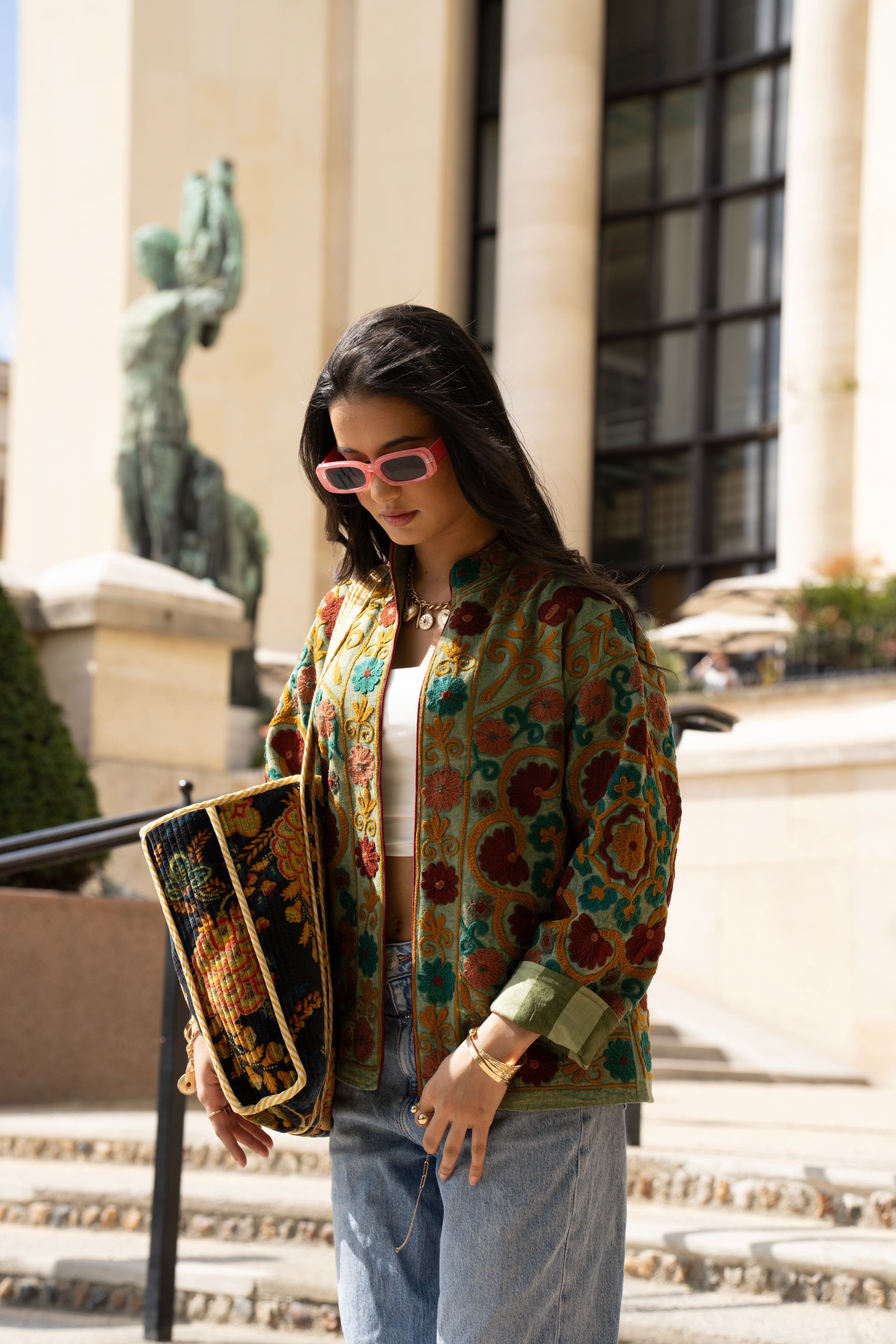 Florale Héritage Jacket - S - Suti Paris