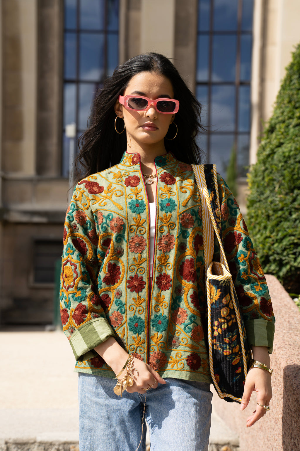 Florale Héritage Jacket - S - Suti Paris