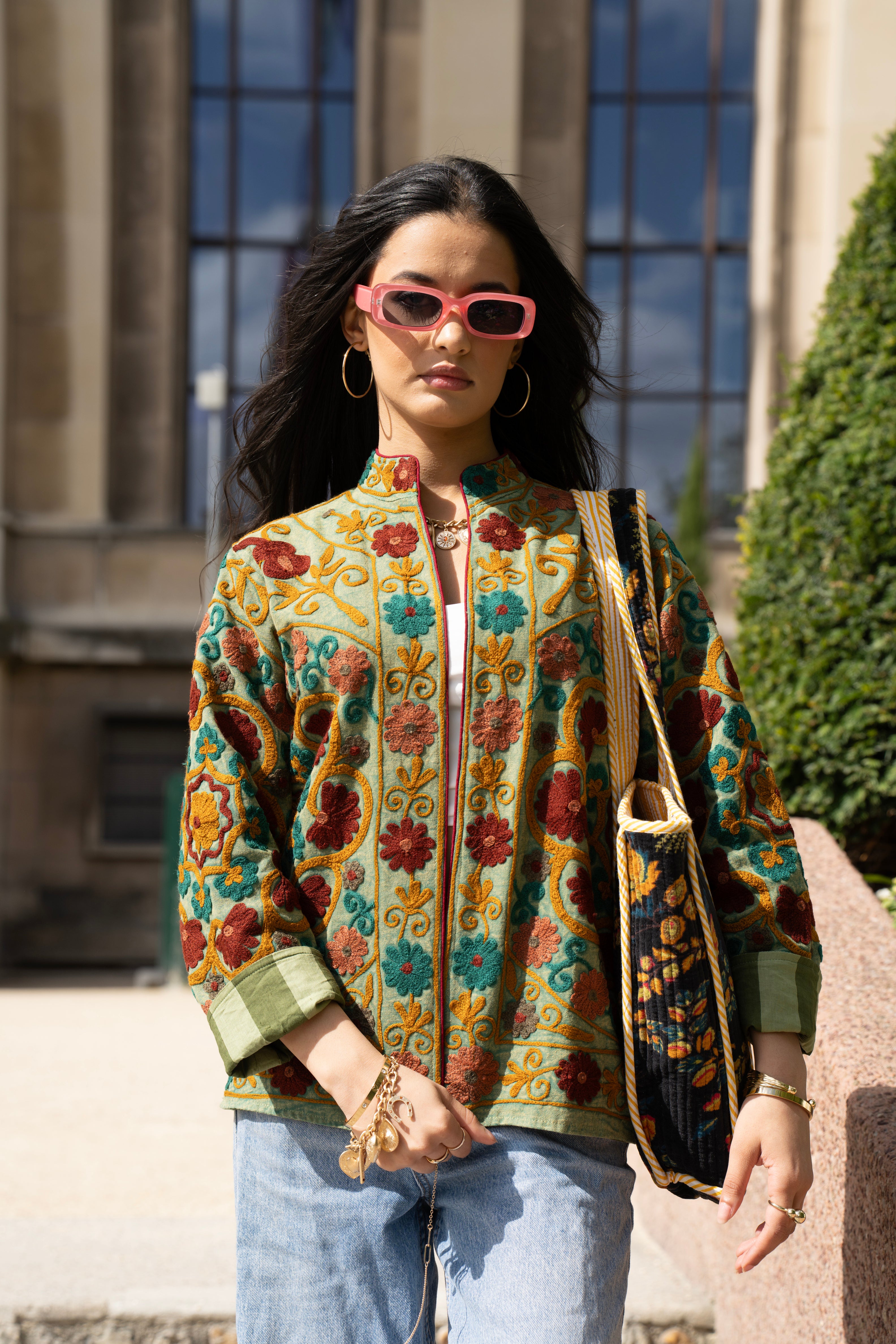 Florale Héritage Jacket - S - Suti Paris